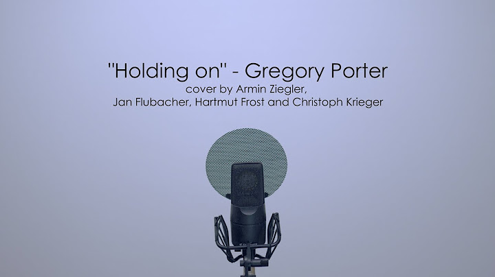 Holding On Cover version - Cover performance video thumbnail
