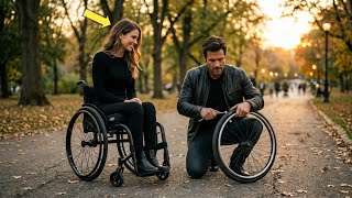 Poor Mechanic Single Dad Repaired a Stranger’s Wheelchair for Free Hours Later  Life Changed Forever