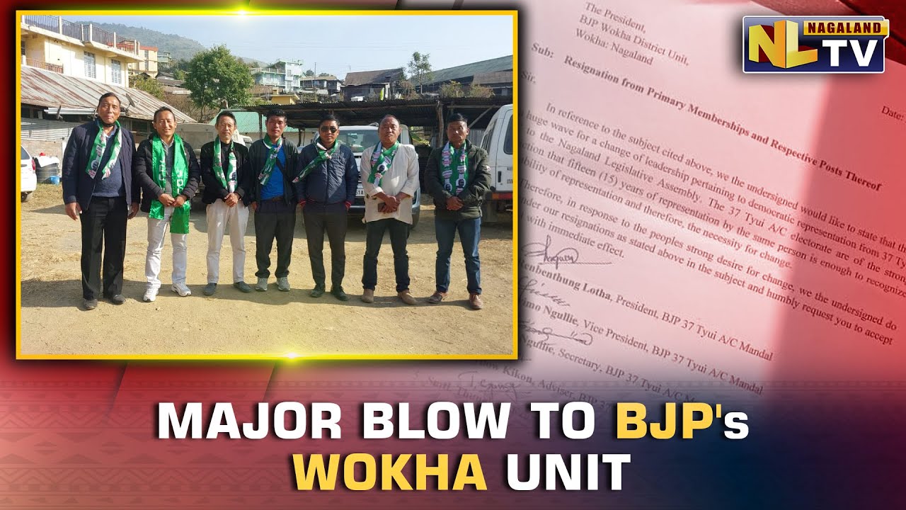 MAJOR BLOW TO BJP's WOKHA UNIT; OFFICE BEARERS TENDER RESIGNATION