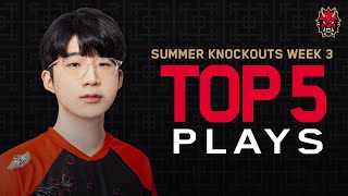 Onto the Playoffs | Top 5 Plays From Summer Stage Knockouts Week 3