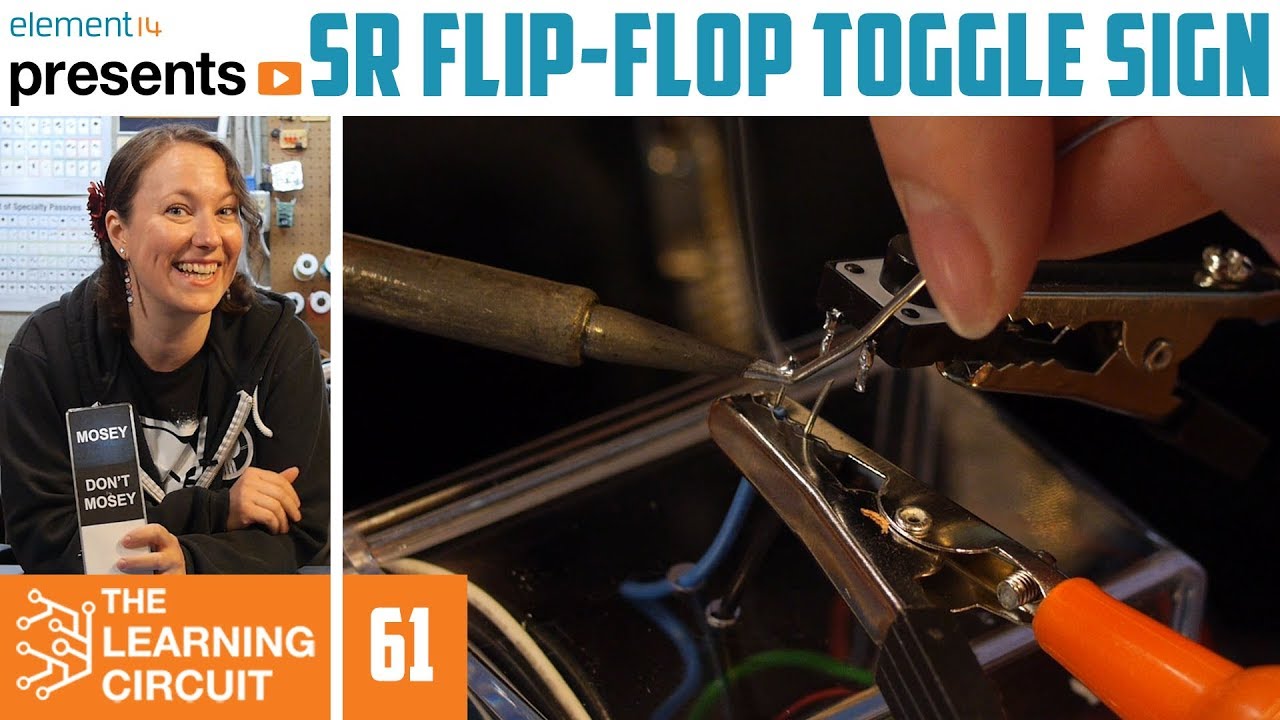 Toggle Sign Using an SR FlipFlop The Learning Circuit YouTube