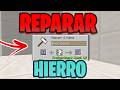 ✅COMO REPARAR HERRAMIENTAS DE 💎 HIERRO EN MINECRAFT👈