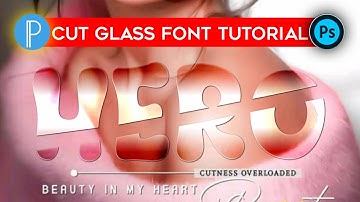 How To Make New Cut Glass Font In Ps Touch Pixelab | 2000 Subscribers Complete | Zarraq Creation