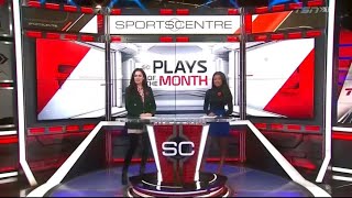 Marissa Roberto And Reagan Subban At Play Of The Month Nov 2024 (TSN)