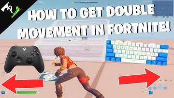 How To Get DOUBLE MOVEMENT in Fortnite! (Keys2xInput Setup Tutorial)