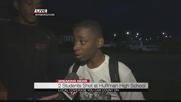 Huffman High School student speaks