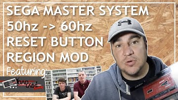 Master System 60hz Reset Switch Mod - Sega - Da Retro - 50hz to 60hz