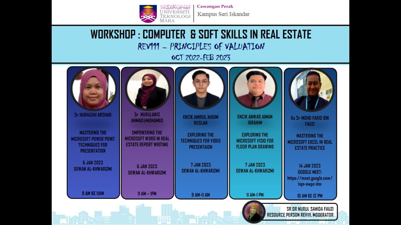 [UiTM] Mastering the Microsoft Excel in Real Estate Practice YouTube
