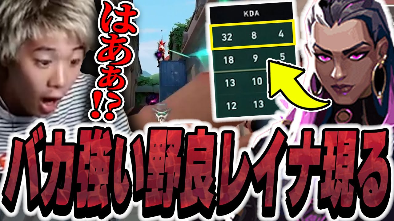 【VALORANT】野良ランクで無双しまくる最強レイナがあらわれるｗｗｗｗ