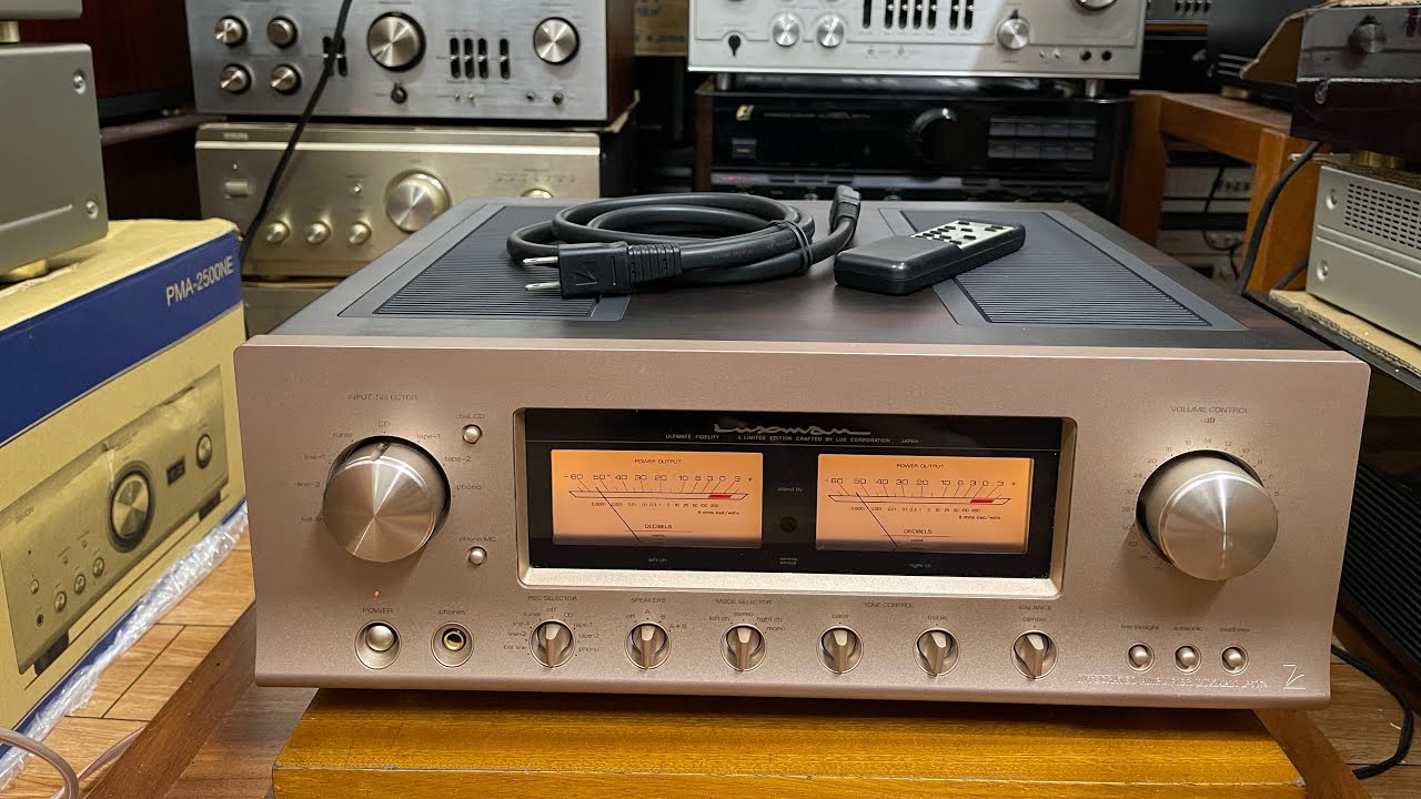 Ampli Luxman L-507s zin đẹp xuất sắc, giá rất tốt. Gọi e Trí