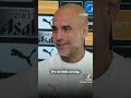 Pep Guardiola on Arsenal vs Manchester City