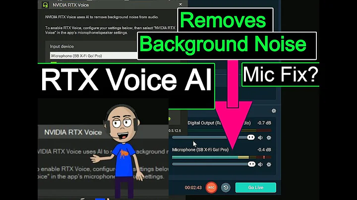 Nvidia RDX Voice: 소음 완벽 제거!