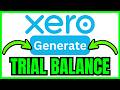 How To GENERATE TRIAL BALANCE In Xero (QUICK & EASY) 2026