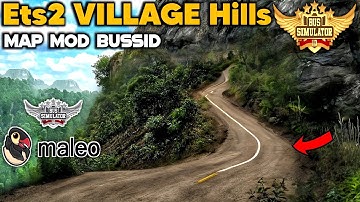 DOWNLOAD! 🔥  Ets2 Village HILL Map Mod For Bus Simulator Indonesia।Bussid Mod Map 4.3.3