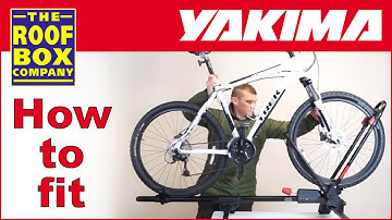 Yakima FrontLoader - Roof mounted bike carrier - How to fit to steel roof bars