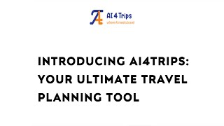 Celebrity Best AI Travel Planning Tool in 2024? Introducing AI4Trips Profile