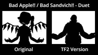 Bad Apple!! / Bad Sandvich!! - Duet and Comparison