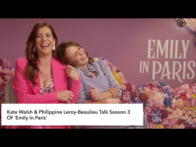 Emily in Paris' Stars Kate Walsh and Philippine Leroy-Beaulieu Break Down  Their “Couture Car Crash” Scene