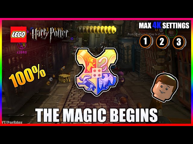 Lego Harry Potter: Years 1-4 – The Magic Begins 100% Guide