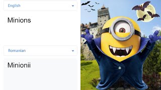 Minions in different languages meme