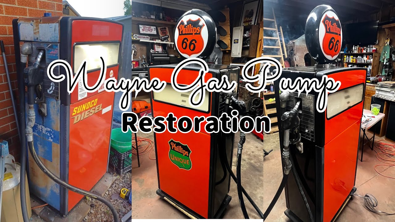 Antique Gas Pump Restoration YouTube