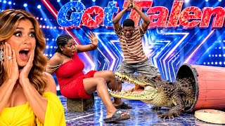 OMG! A Crocodile Came Out of the Bucket… Everyone Lost It! 😱🐊🤯