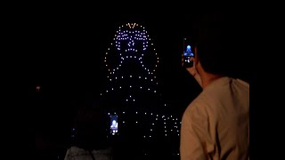 El Cielo De Madrid Se Ilumina Con Un Espectáculo De Drones