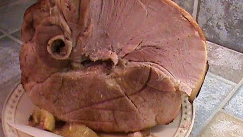 1950's Baked Virginia Ham, Butt End