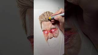Como pintar cabelo realista com lápis de cor | homelander draw #drawing #desenho #theboys