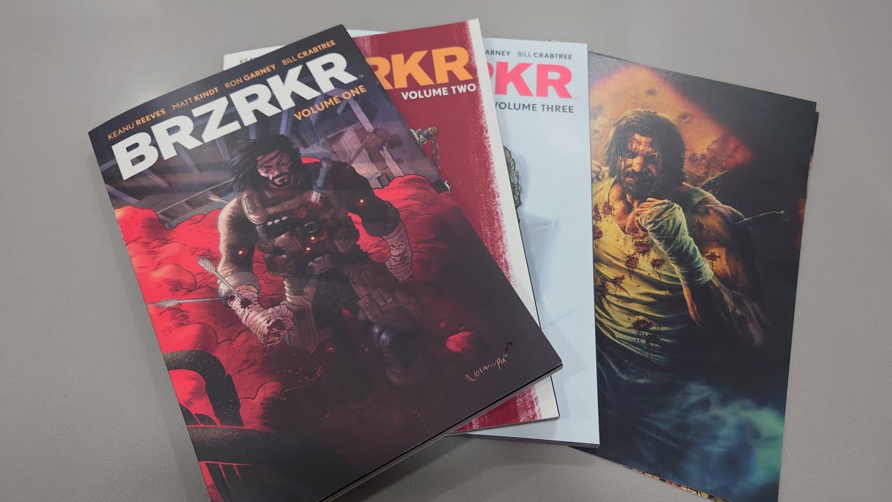 BRZRKR Kickstarter Graphic Novel Review YouTube