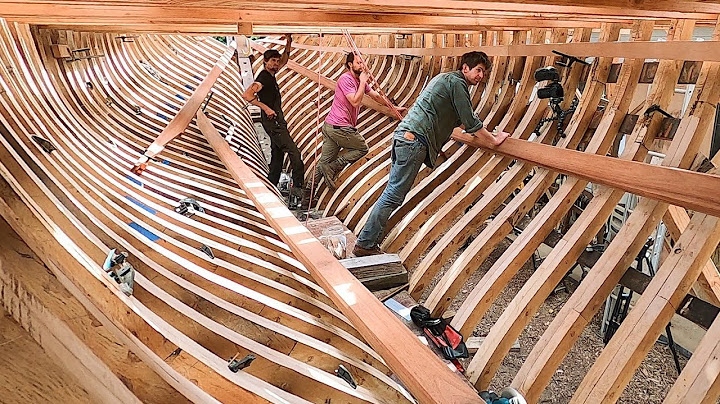 BoatBuilding - Bilge Stringers / Oak problems! (EP72)