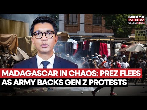 Madagascar In Chaos: President Andry Rajoelina Flees As Army Joins Massive Gen-Z Protests | Watch