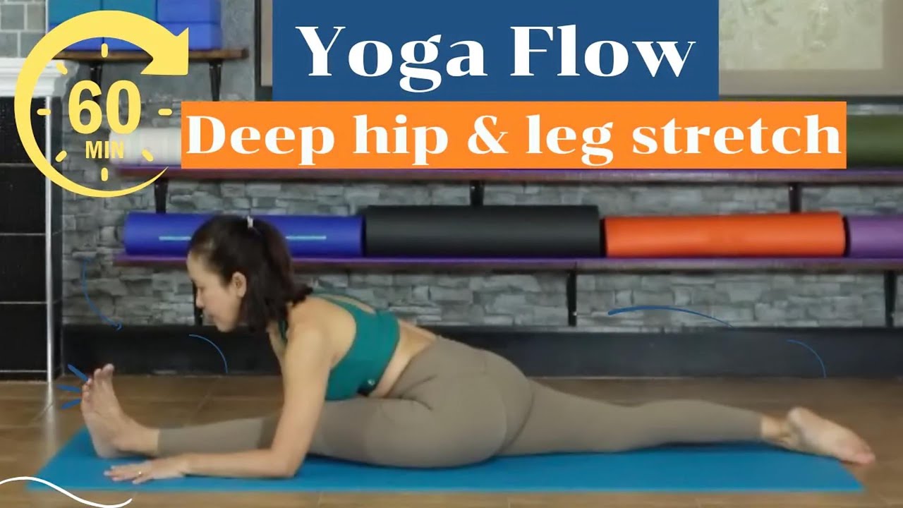 60นาที|โยคะยืดขาและยืดสะโพกที่ลึกขึ้น|Deep Hip & Leg Stretch:Yoga Flow|Yoga Practice |Yoga by Da