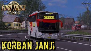 BUS EKA CEPAT FULL MUSIK DJ KORBAN JANJI | ETS2 MOD INDONESIA screenshot 5