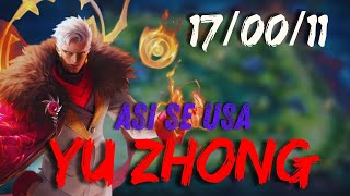 COMO GANAR SIEMPRE CON YUY ZHONG !! uno de los mejores heroes de el meta actual .