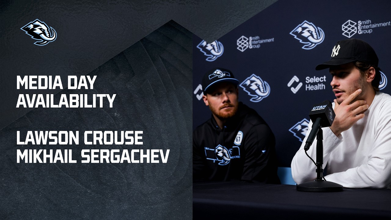 2026 Media Day Availability: Lawson Crouse and Mikhail Sergachev