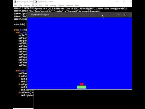 bouncingball 7 collision method, game loop