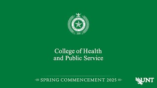 CHPS | UNT Commencement Spring 2025
