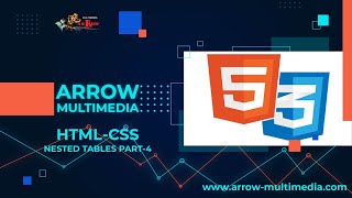 HTML Nested Tables Tutorial for Beginners | Part 4 | Learn Web Design with Arrow Multimedia Profile
