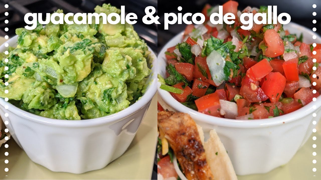 Pico de Gallo and Guacamole - Eat 2 Gather