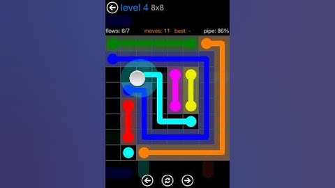 Flow Free 8x8 Level 4 walkthrough Bonus Pack