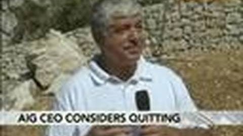 AIGs Benmosche Said to Tell Board He May Step Down: Video