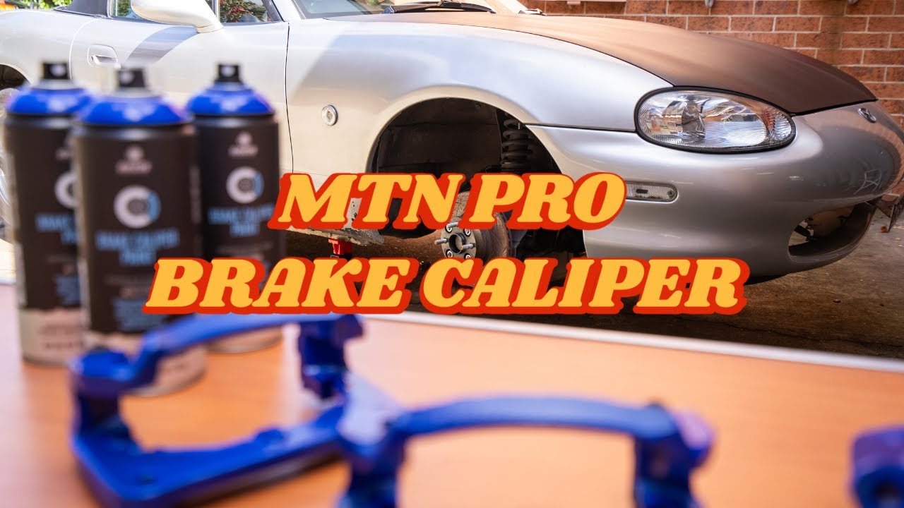 How to repaint your brake caliper with Montana Colors YouTube