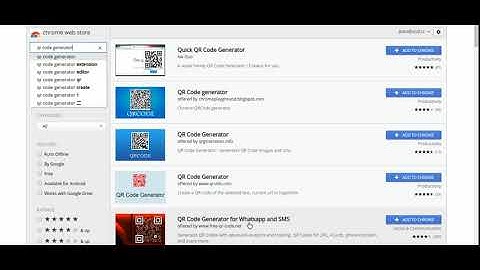 QR Code Generator/Chrome Extension