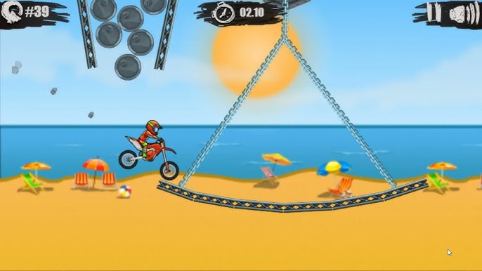 Moto X3M Bike Race Game - New Pool Party All Levels 1-15 