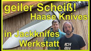 Best Knives Ever! I Regrinding a Bark River Gunny I Fritz Haase in Jacknives Workshop I