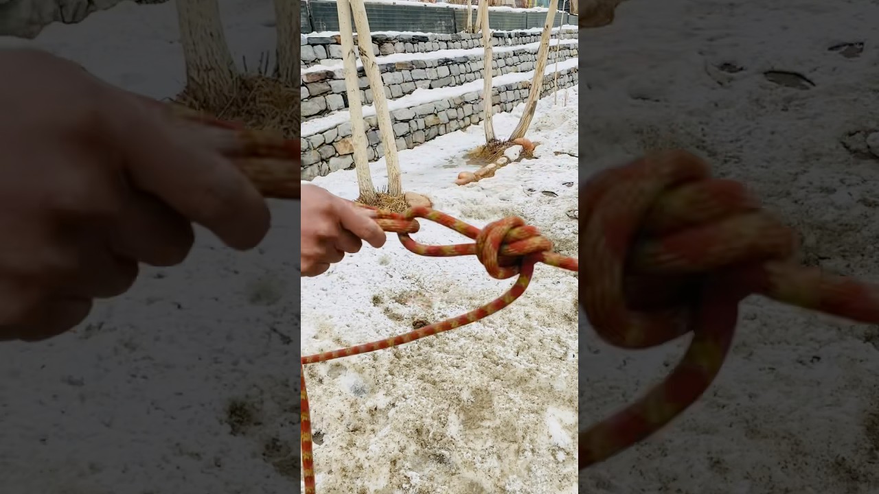 Best technique to tide the rope