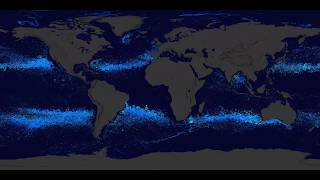 Human/ Marine Debris: Garbage Patch Experiment (drifters and model) (Science On a Sphere)
