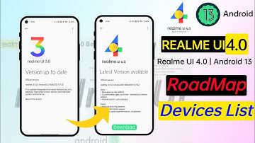 Realme UI 4.0 Device List | realme UI 4.0 Stable Update | December 2022 New Roadmap | Android 13