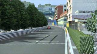 3 lap race - rFactor 1991 mod - Monaco 1979 layout
